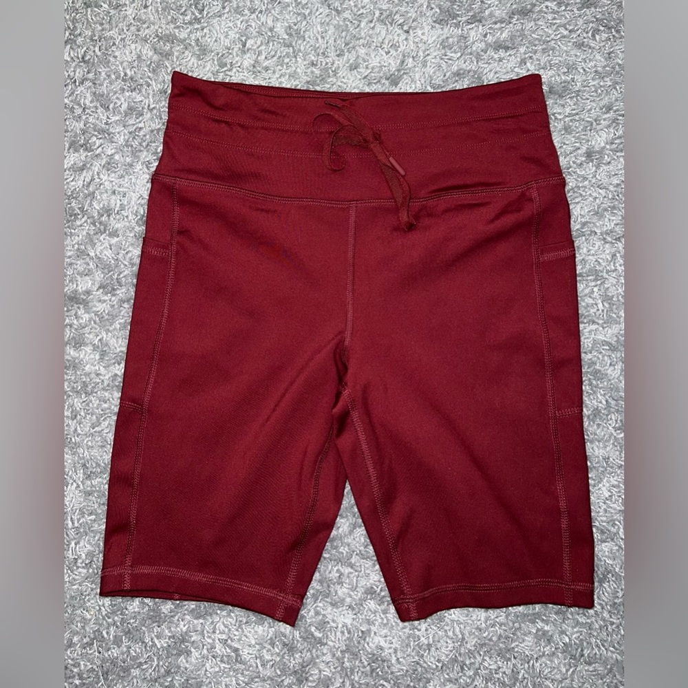 love & sports maroon biker spandex ❤️